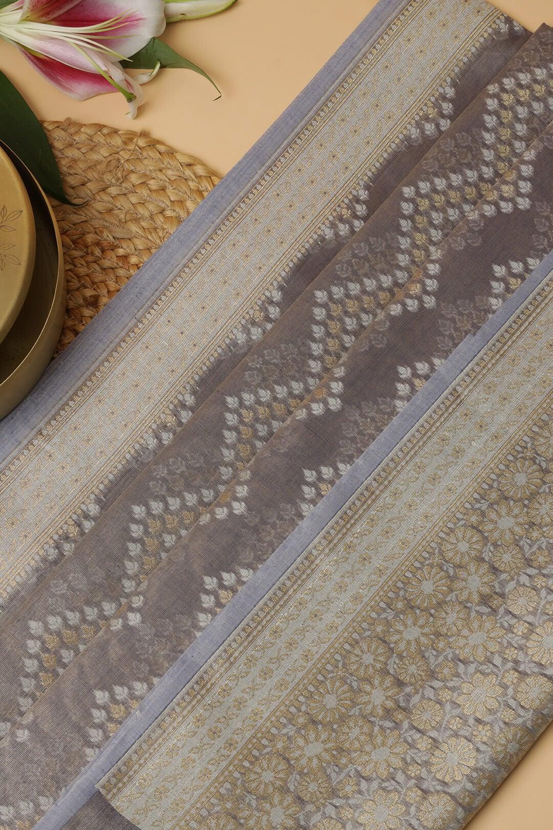 Semi Kora Tissue Saree